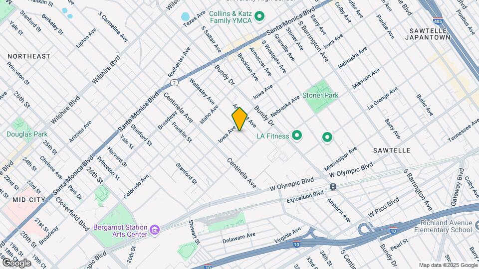 1719 Wellesley Ave Map and Location Details