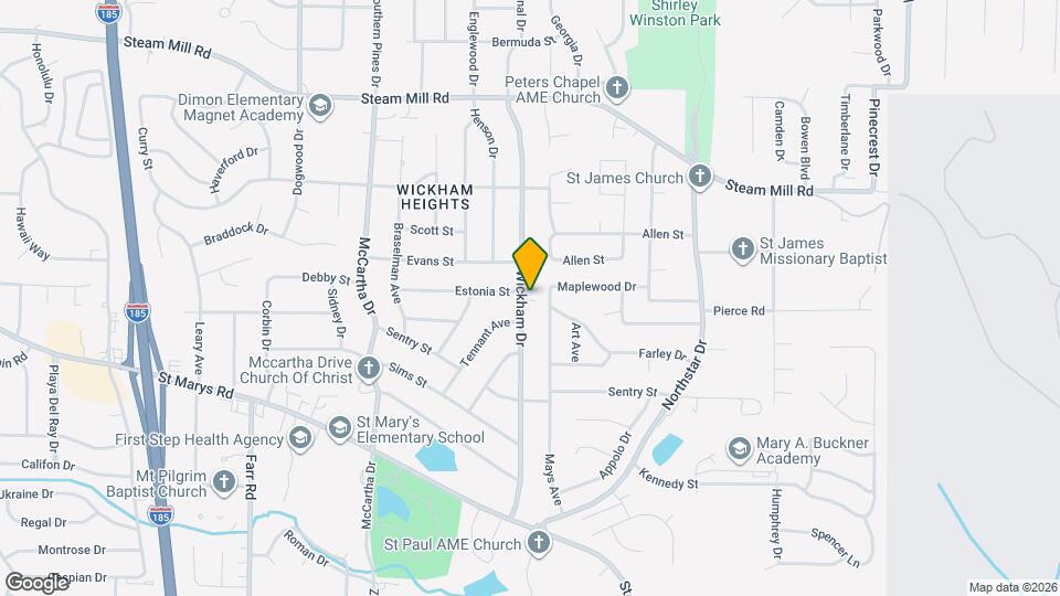 244 Wickham Dr Map and Location Details