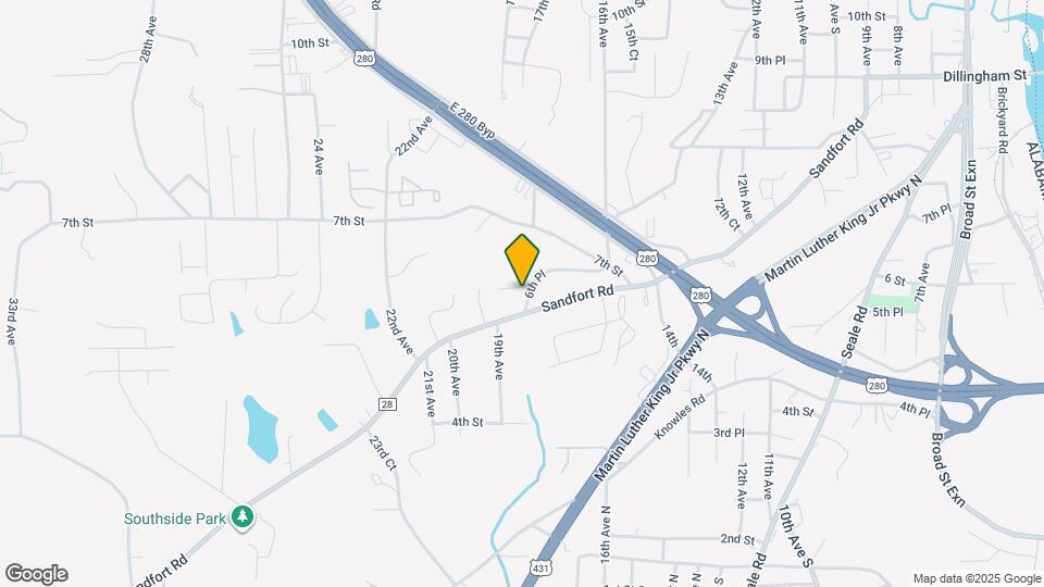 1715 Scenic Dr Map and Location Details