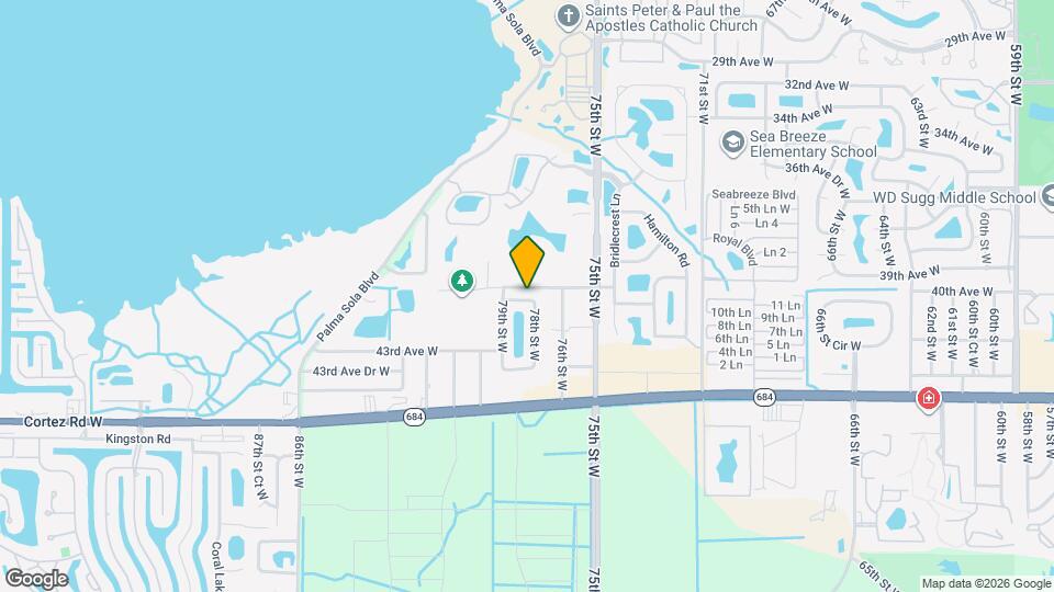 7832 40th Ave Dr W Map and Location Details