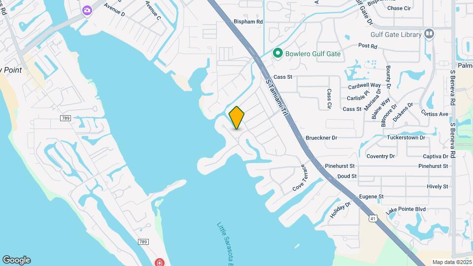 1707 Caribbean Dr Map and Location Details