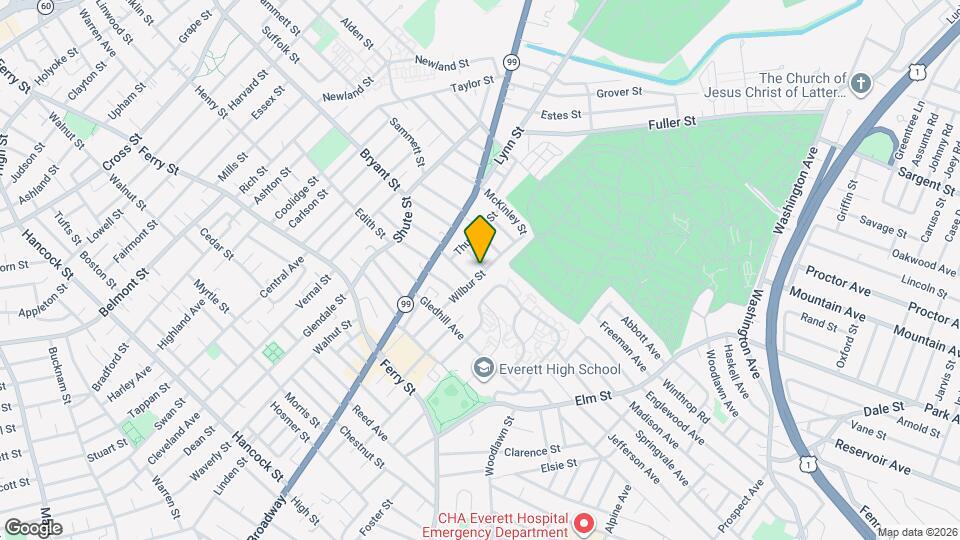 58 Wilbur St, Unit 1 Mapa y Detalles de la Ubicación