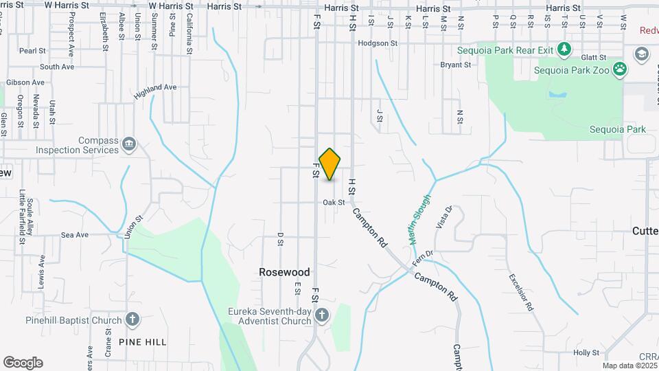 3852 G St Map and Location Details