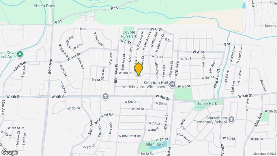 4949 W 2nd Street Rd Map and Location Details