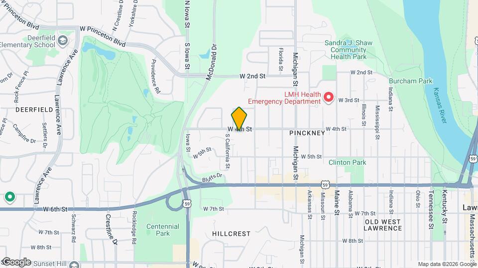 1801 W 4th St Map and Location Details