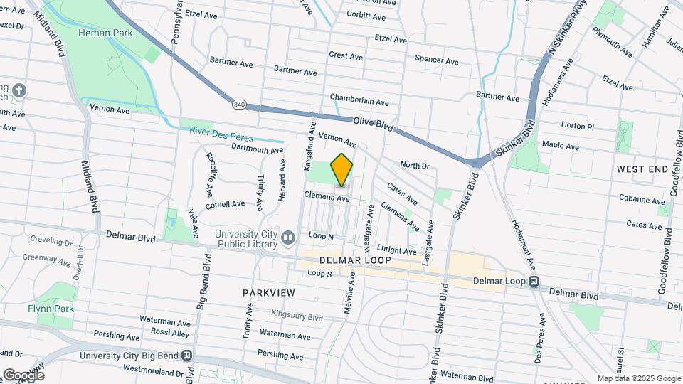 6609 Clemens Ave Map and Location Details