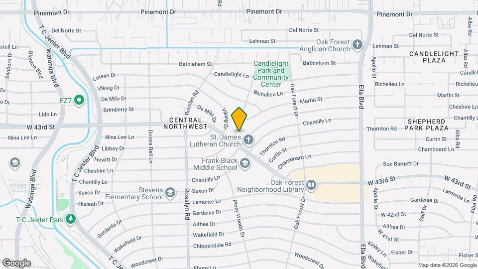 1551 Hewitt Dr Map and Location Details