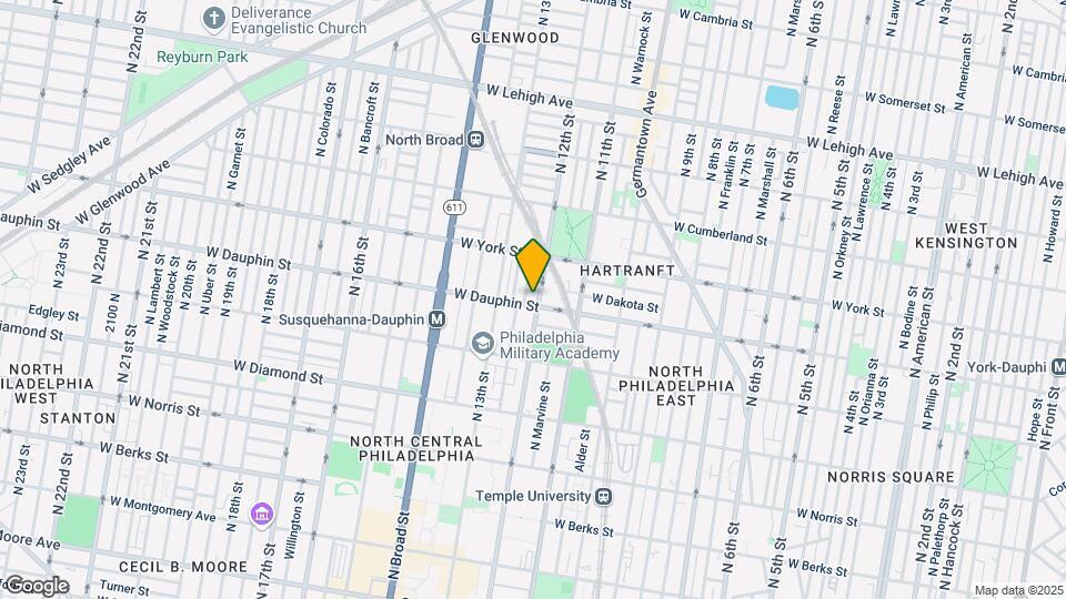 2304 N 12th St Map and Location Details