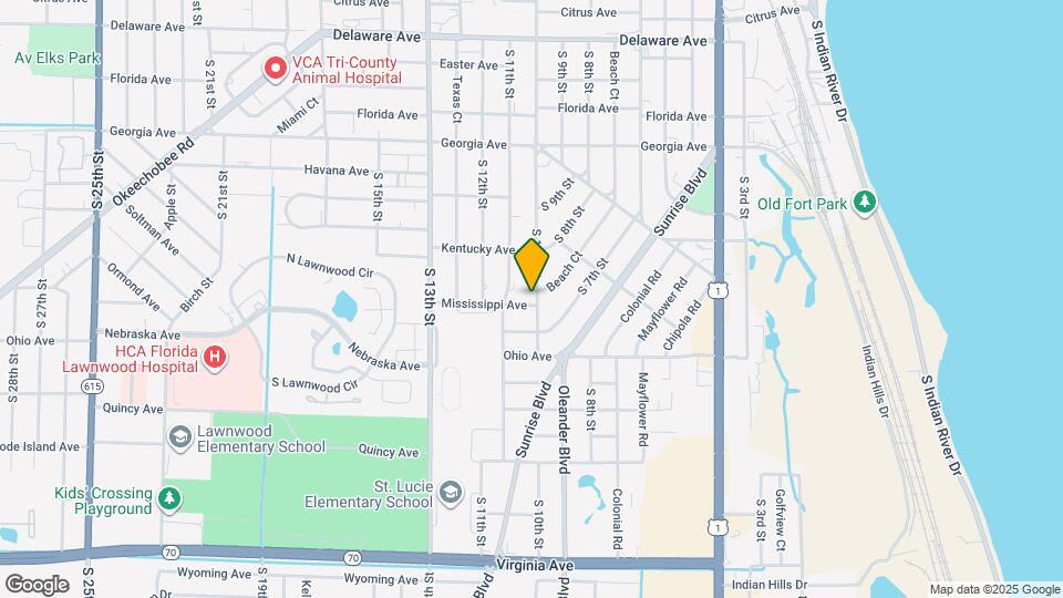 1219 S 10th St Mapa y Detalles de la Ubicación