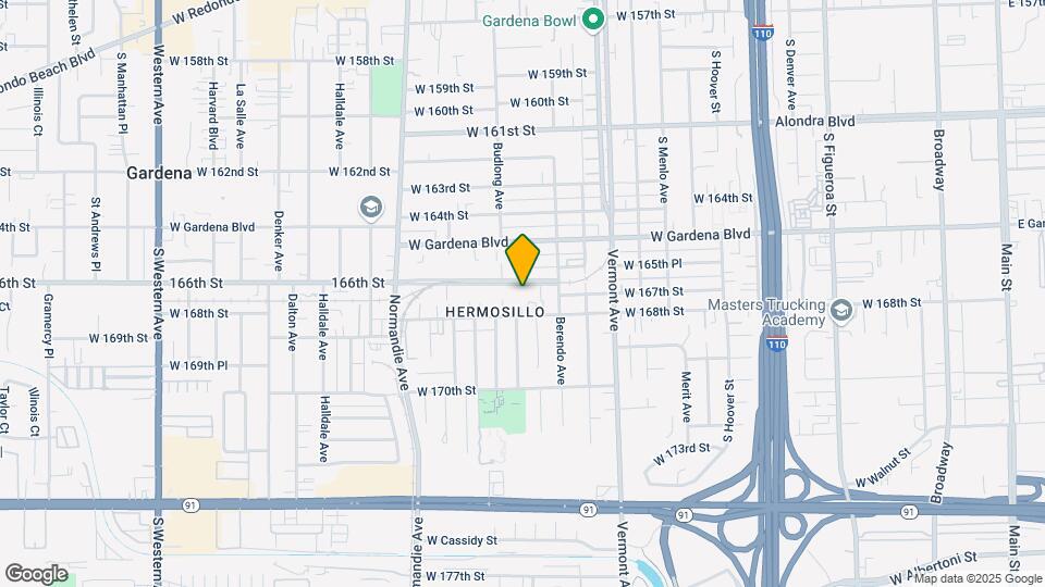 1138 W 166th St Map and Location Details