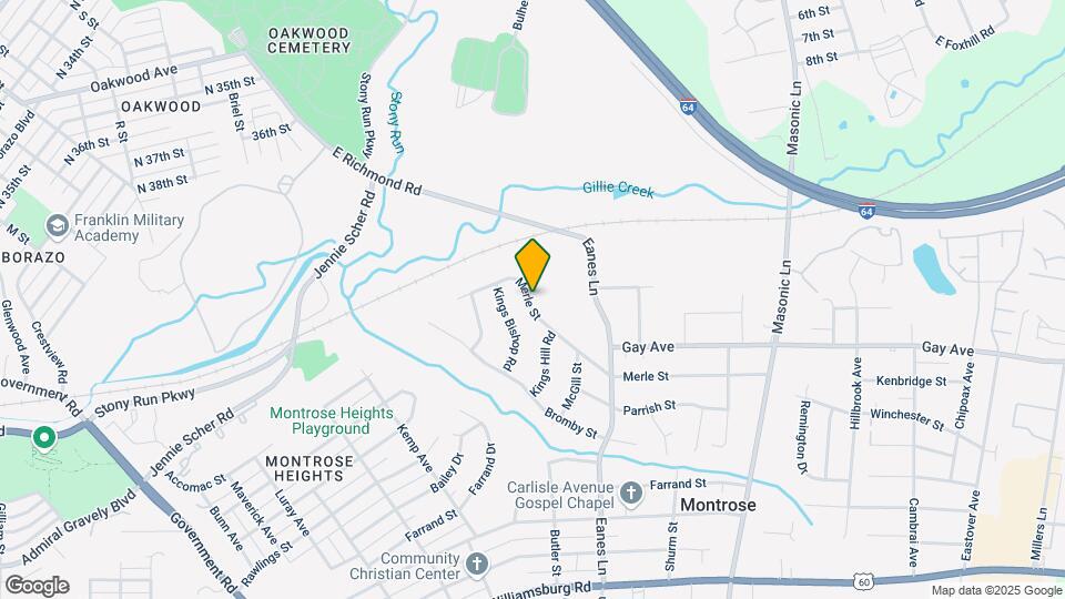 2236 Merle St Map and Location Details