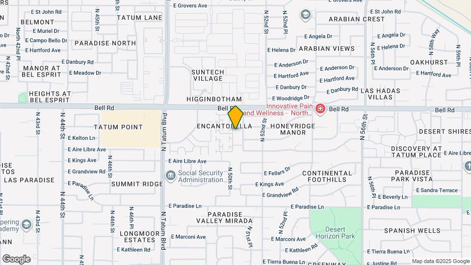 16803 N 50th Way Map and Location Details