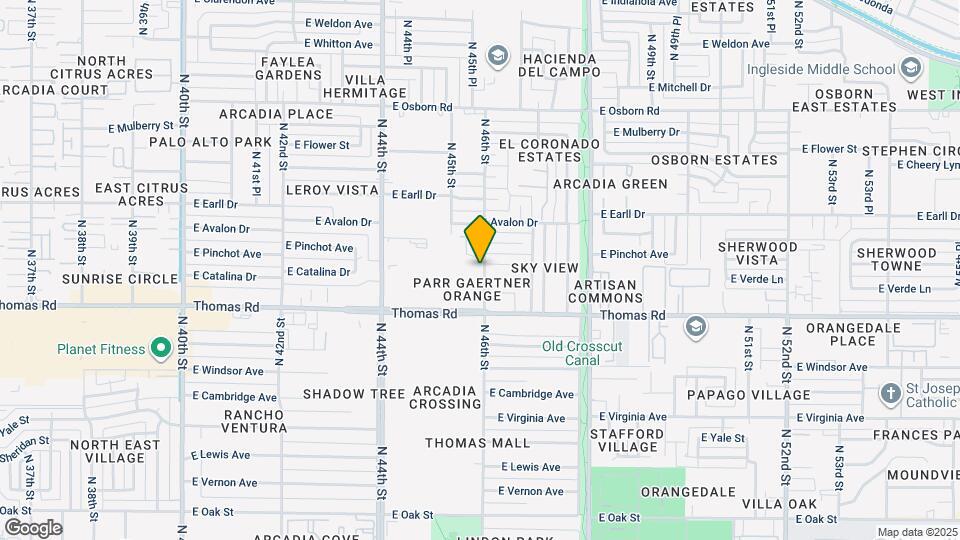 2950 N 46th St Map and Location Details