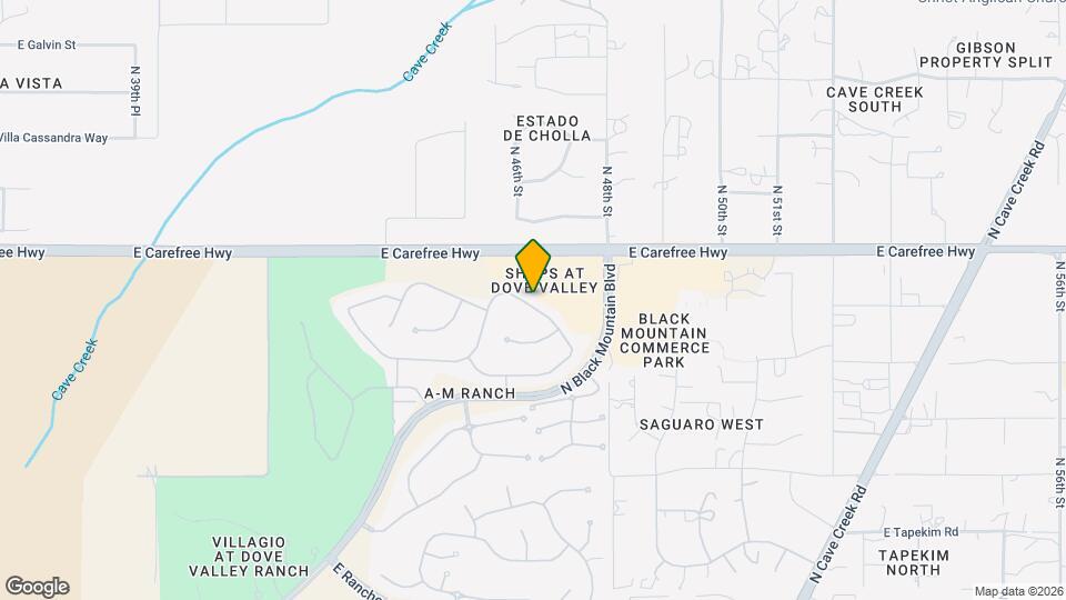 4622 E Happy Coyote Trail Map and Location Details