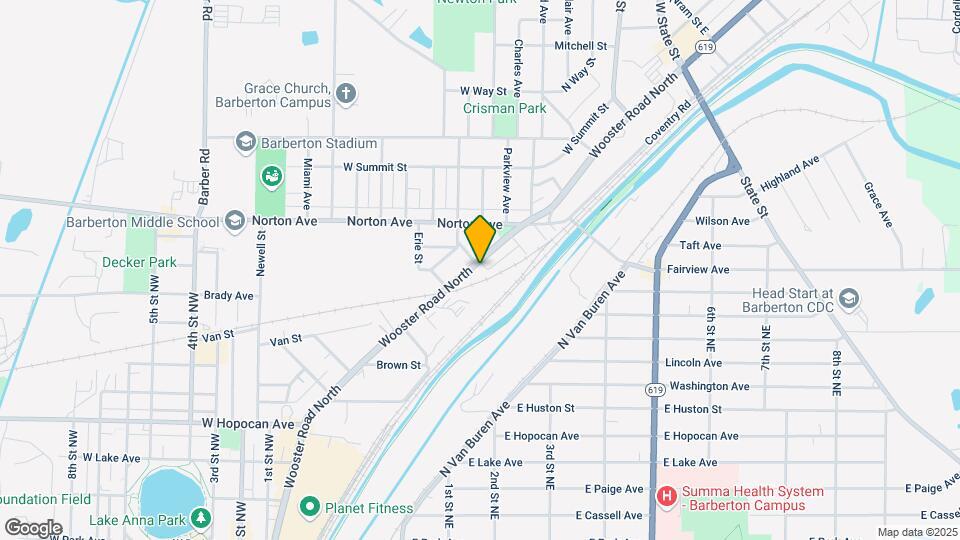 541 N Wooster Rd Map and Location Details