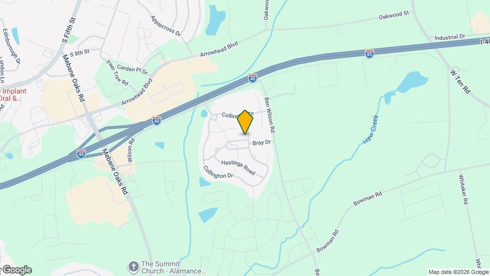 1001 Collington Dr Map and Location Details