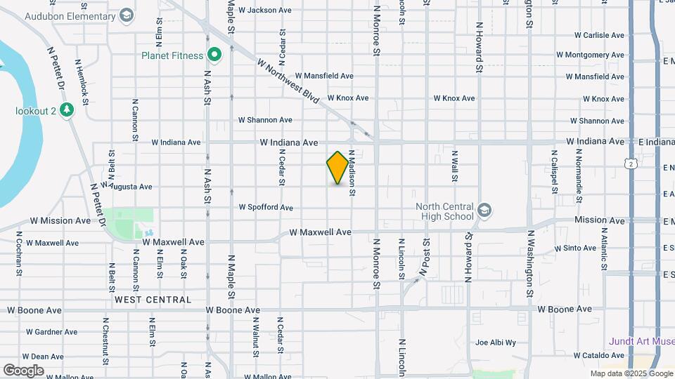 1119 W Augusta Ave Map and Location Details