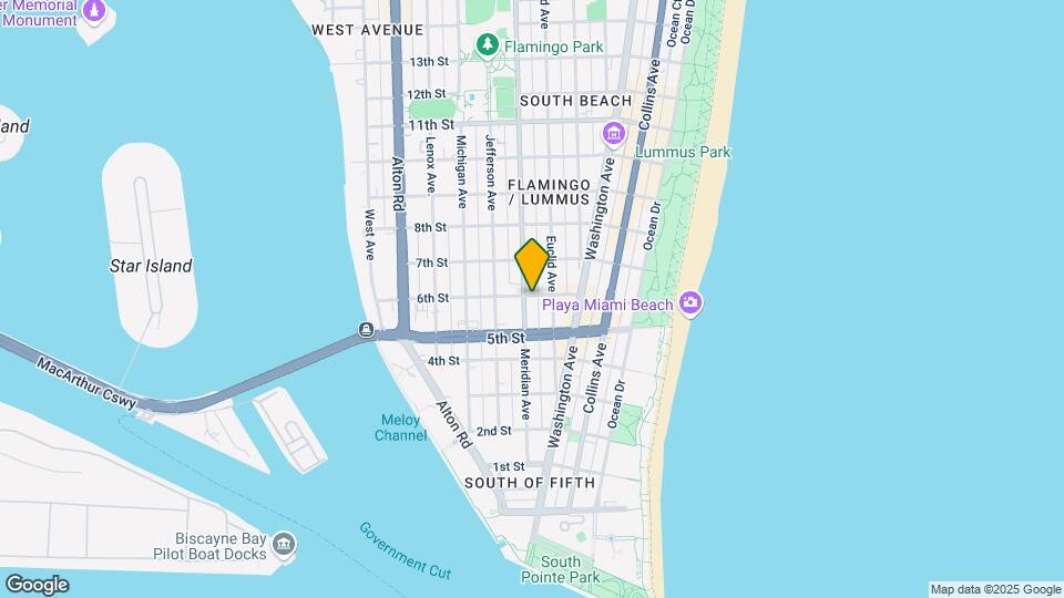 557 Meridian Ave, Unit C Map and Location Details