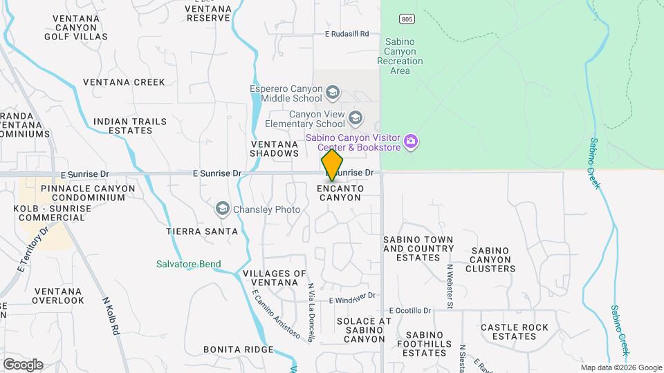 7750 E Castle Valley Way Map and Location Details