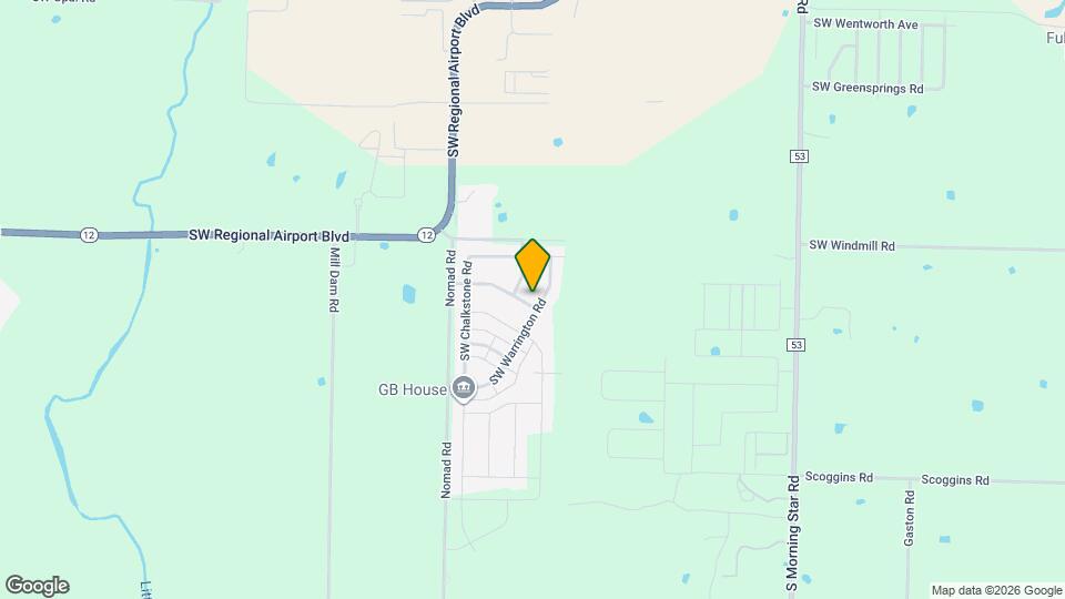 6206 SW Warrington Rd Map and Location Details