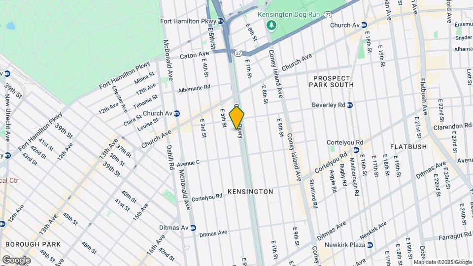 280 Ocean Pkwy Map and Location Details