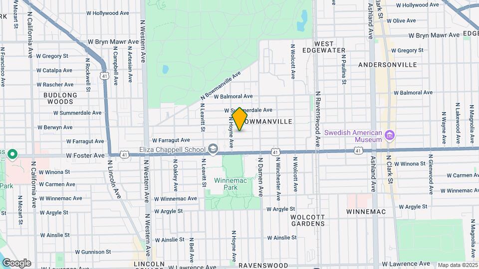 2044 W Farragut Ave Map and Location Details