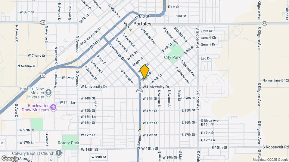 805 S Avenue C Map and Location Details