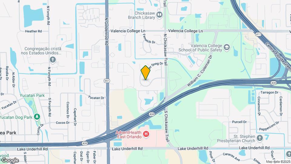 336 Canoe Trail Ln Map and Location Details