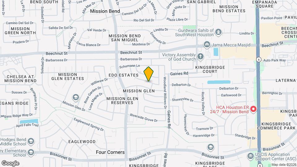 15511 Scenic Haven Dr Map and Location Details