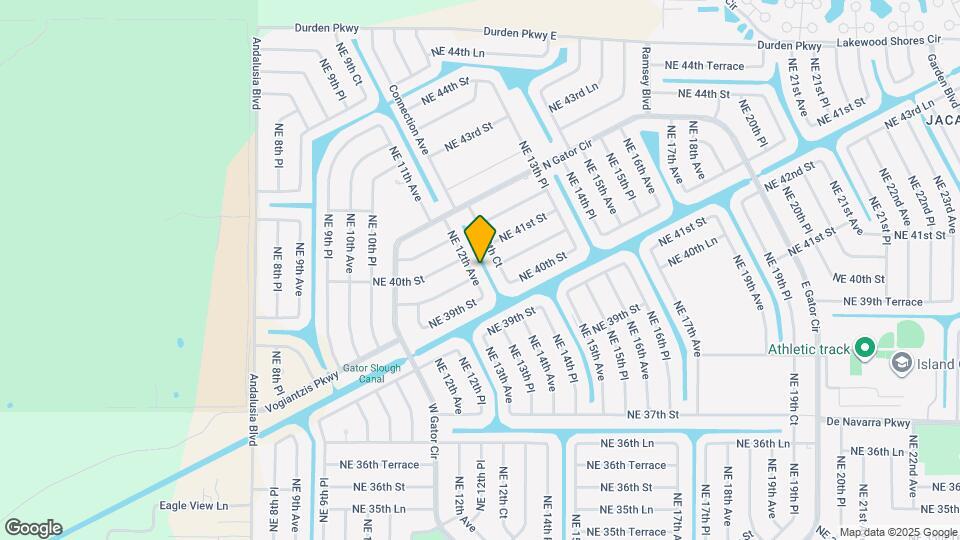 3919 NE 12th Ave Map and Location Details