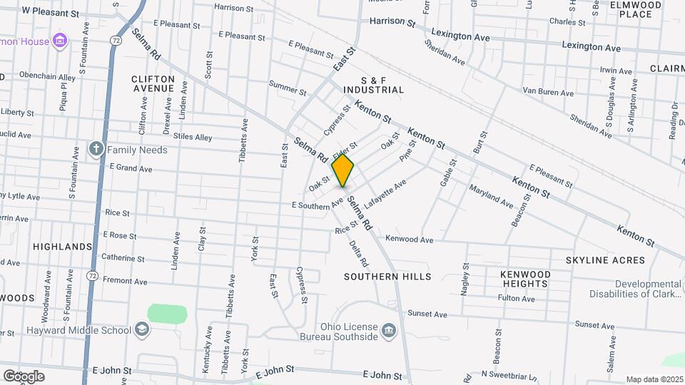 1111 1/2 Selma Rd Map and Location Details