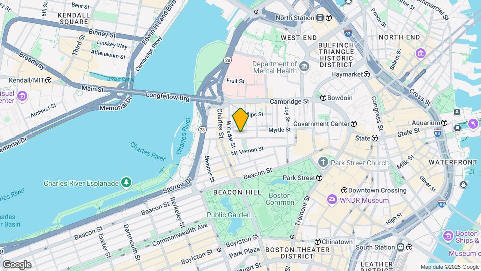 91 Pinckney St Map and Location Details
