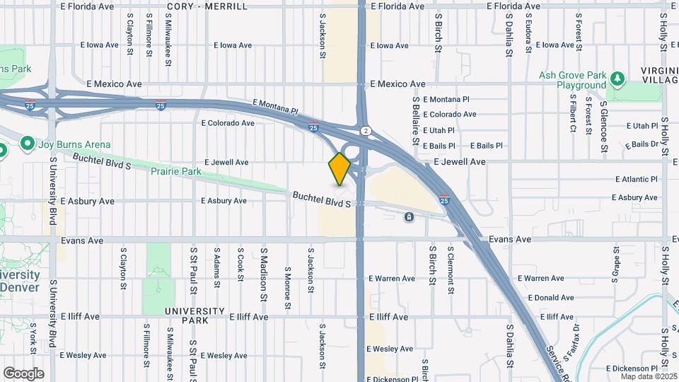 Mountainview Apartments Map and Location Details