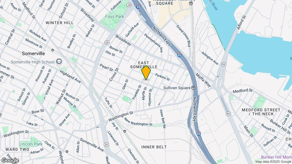 61 Pearl St, Unit 3 Map and Location Details