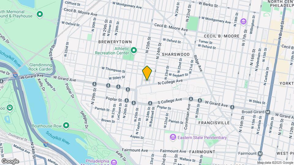 1201 N Taylor St Mapa y Detalles de la Ubicación