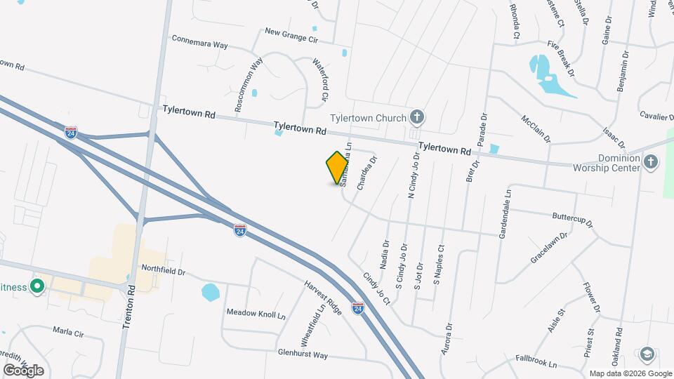 850 Samantha Ln Map and Location Details