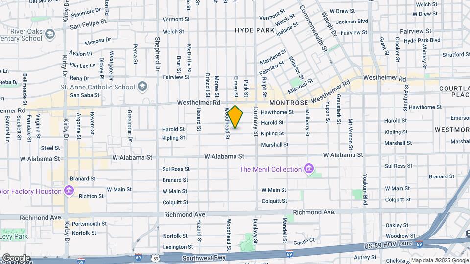 1746 Kipling St Map and Location Details