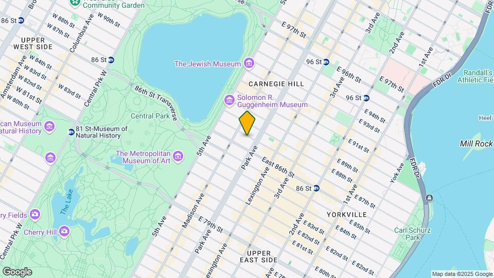 62 E 87th St Map and Location Details