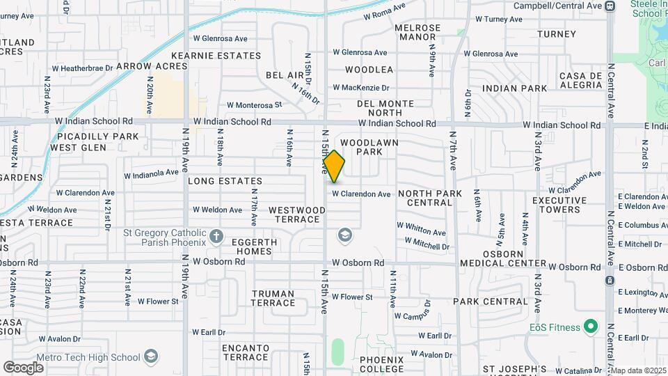 1410 W Clarendon Ave Map and Location Details