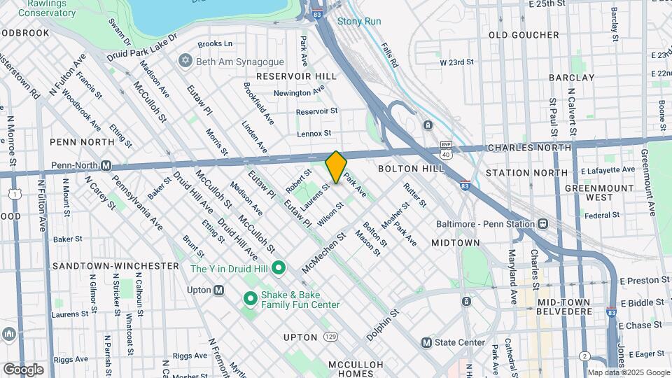 1723 Bolton St Map and Location Details