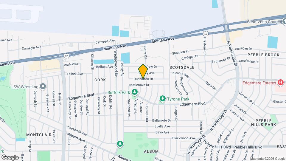 10164 Dunbarton Dr Map and Location Details