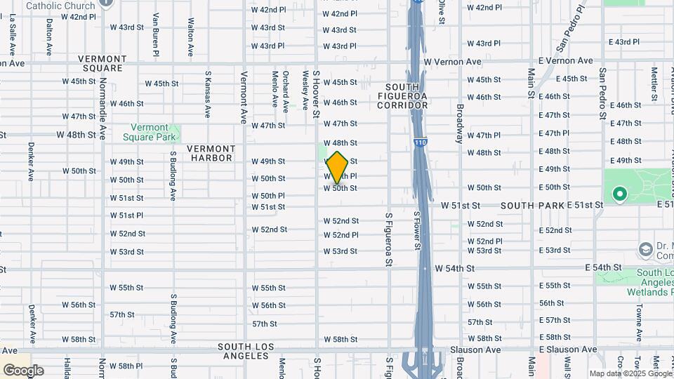 708 W 50th St Map and Location Details
