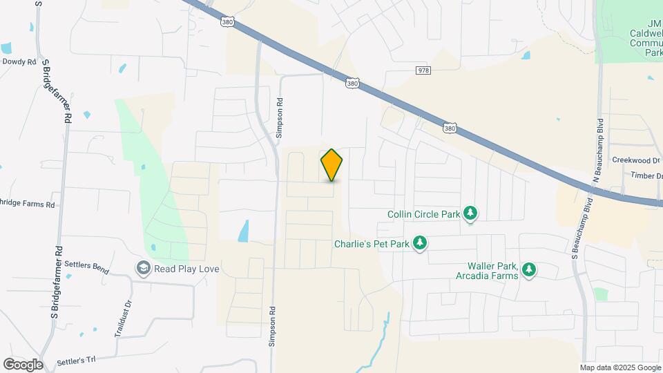 1032 Sugarberry St Map and Location Details