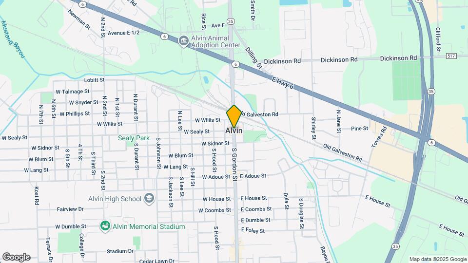 1025 Bluegill Ln Map and Location Details