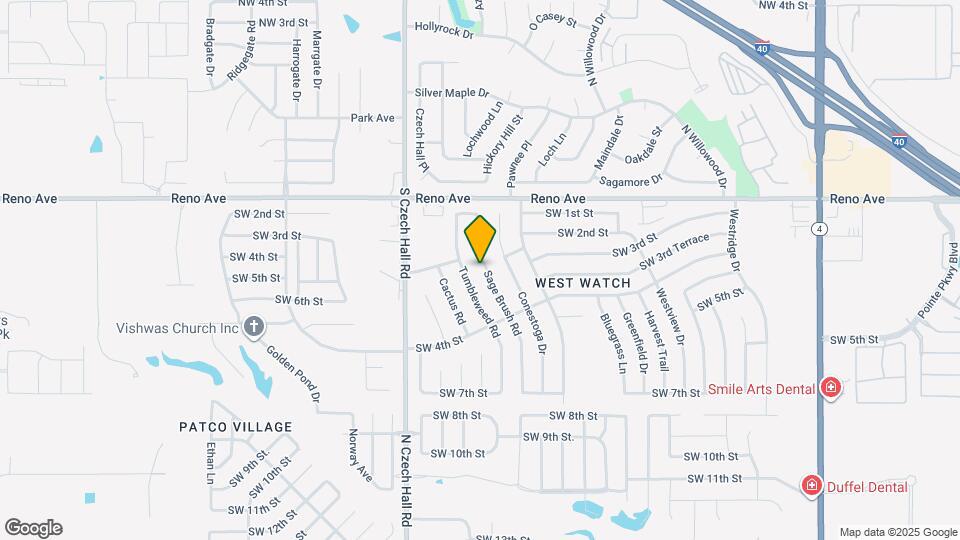 409 Sage Brush Rd Map and Location Details