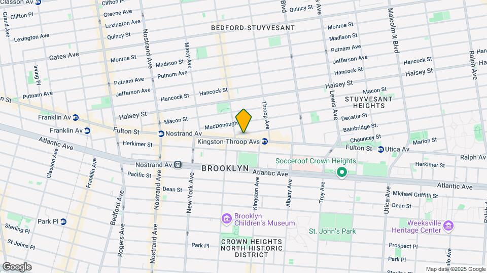 1463 Fulton St Map and Location Details
