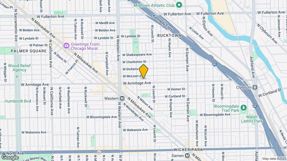 2240 W Armitage Ave Map and Location Details