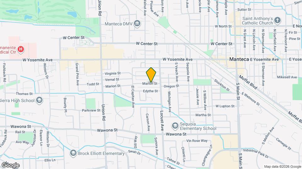 832 Marion St Map and Location Details