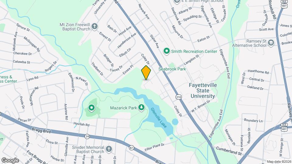 806 Lakeland St Map and Location Details