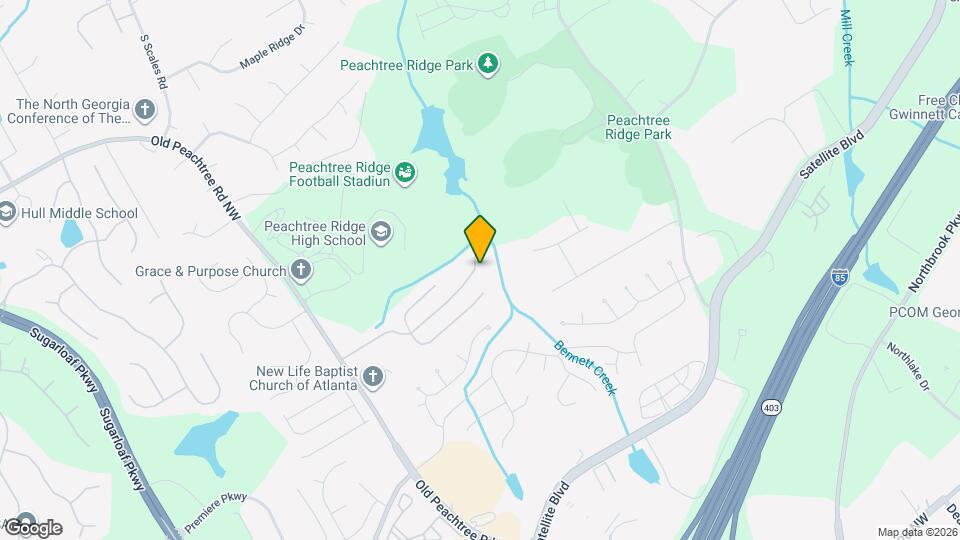 1380 Belmont Hills Map and Location Details